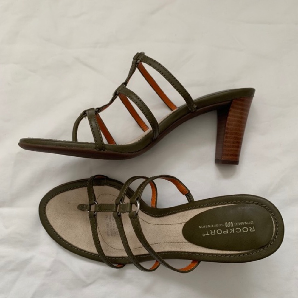 NWT Rockport Olive Strappy Sandal Heels